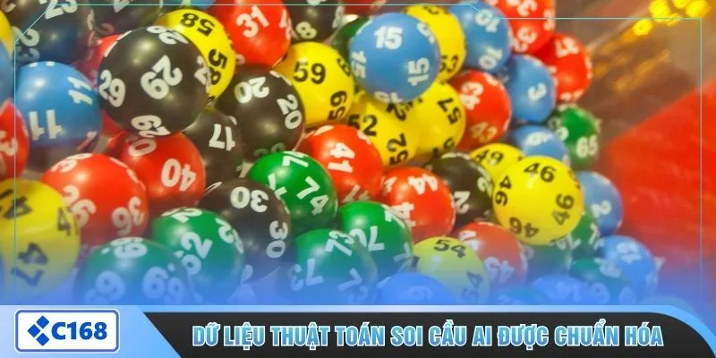 Dữ liệu thuật toán soi cầu AI được chuẩn hóa